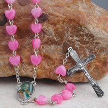 Plastic beads rosary